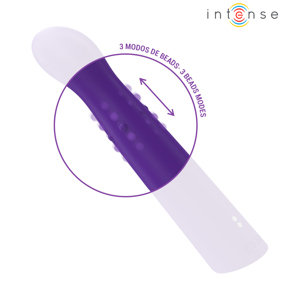 INTENSE - VIBRADOR HELENA BEADS UP & DOWN WIGGLE 13,5 CM