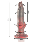 EPIC - DILDO PROMETHEUS, TITÁN EN LLAMAS, CON MANDO A DISTANCIA, RECARGABLE