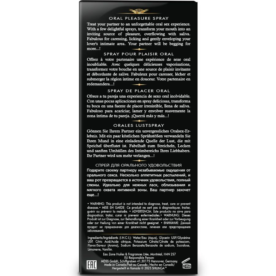 SHUNGA - WAVES PLACER SPRAY ORAL SEDUCTOR SANDÍA 20 ML