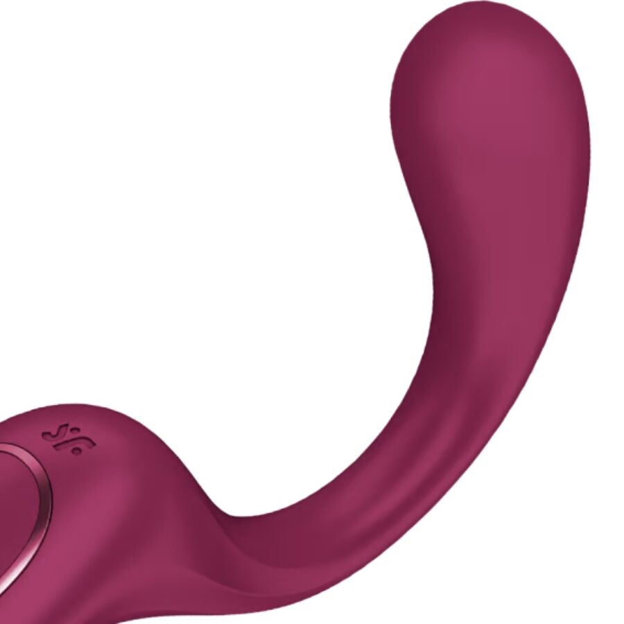 SATISFYER - G FOR GODDESS 2 VIBRATORE A CONIGLIO BORDEAUX