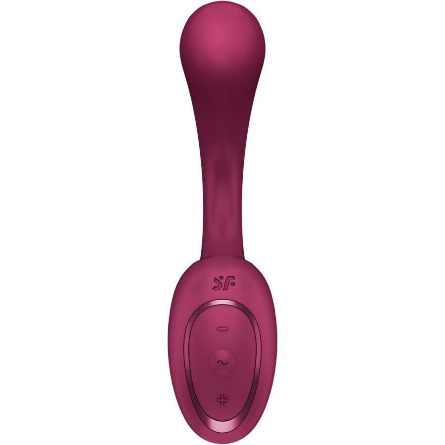 SATISFYER - G FOR GODDESS 2 VIBRATORE A CONIGLIO BORDEAUX