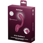 SATISFYER - G FOR GODDESS 2 VIBRATORE A CONIGLIO BORDEAUX