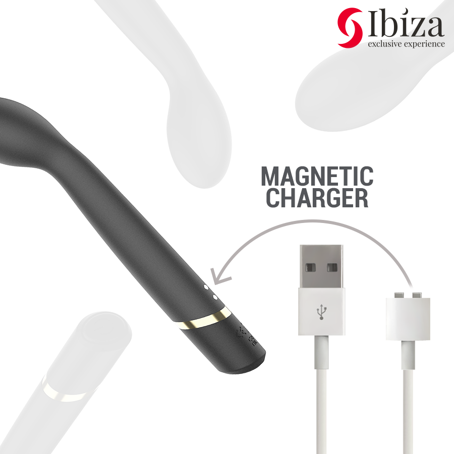 IBIZA - VIBRATEUR POINT G 10 VIBRATIONS RECHARGEABLE