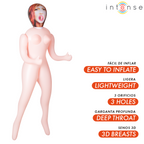 INTENSE DOLLS - MUÑECA HINCHABLE SCARLETT CON TRES ORIFICIOS