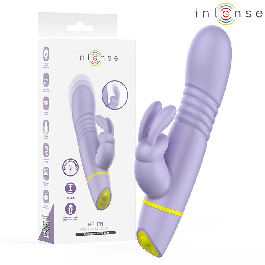 INTENSE - ESTIMULADOR Y VIBRADOR CON EMPUJE HELEN RABBIT
