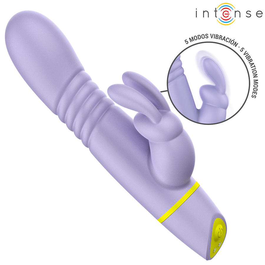 INTENSE - ESTIMULADOR Y VIBRADOR CON EMPUJE HELEN RABBIT