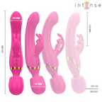 INTENSE - VIBRADOR DOBLE WINONA TIPO RABBIT Y VARITA