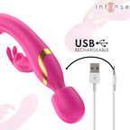 INTENSE - VIBRADOR DOBLE WINONA TIPO RABBIT Y VARITA