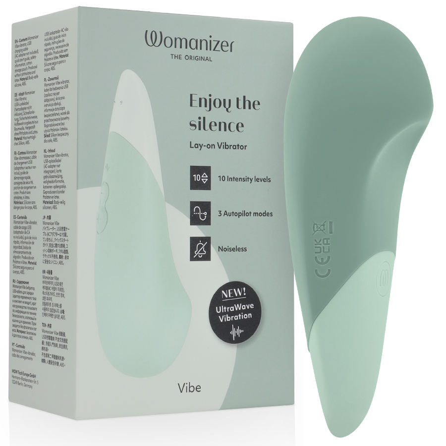 WOMANIZER - VIBROMASSAGGIATORE SILENZIOSO VIBE LAY-ON SAGE