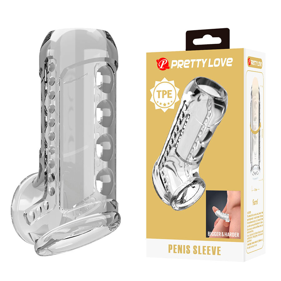 PRETTY LOVE - FUNDA PENEANA TEXTURIZADA TRANSPARENTE
