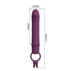 PRETTY LOVE - CORA PENIS-SHAPED VIBRATOR WITH RESISTANCE RING
