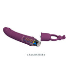 PRETTY LOVE - CORA PENIS-SHAPED VIBRATOR WITH RESISTANCE RING