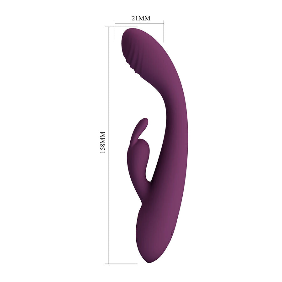 PRETTY LOVE - EMMA VIBRADOR MORADO RABBIT CON ESTIMULADOR