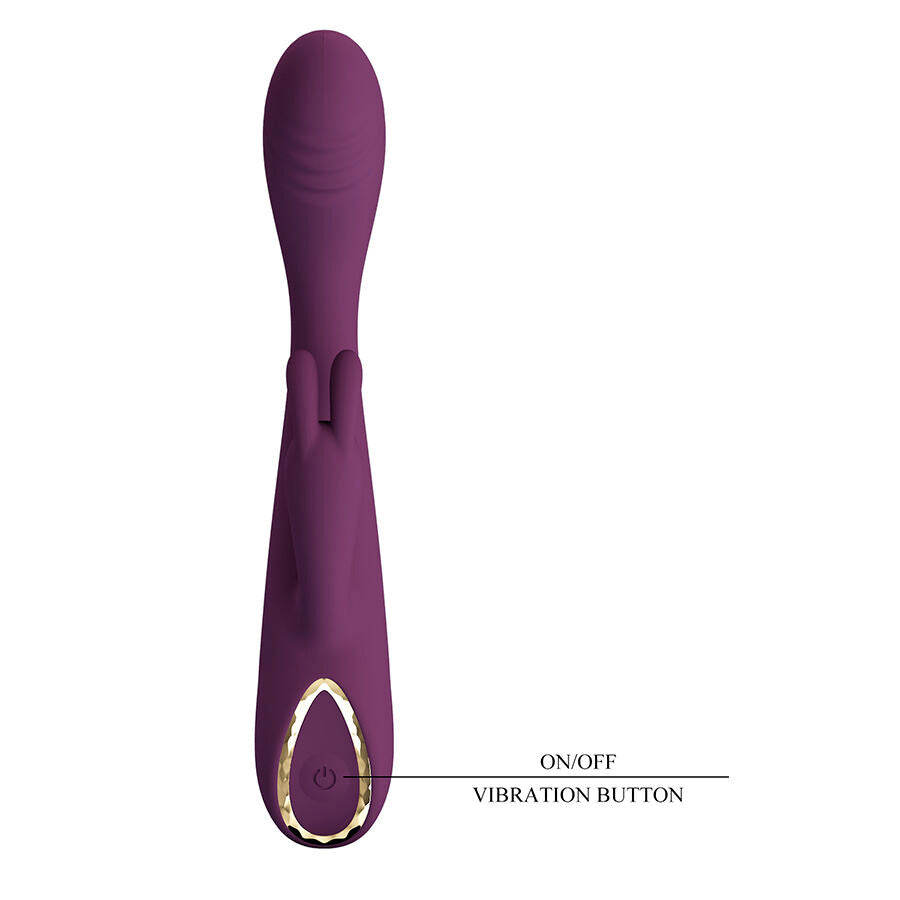 PRETTY LOVE - EMMA VIBRADOR MORADO RABBIT CON ESTIMULADOR