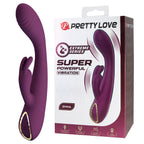 PRETTY LOVE - EMMA VIBRADOR MORADO RABBIT CON ESTIMULADOR