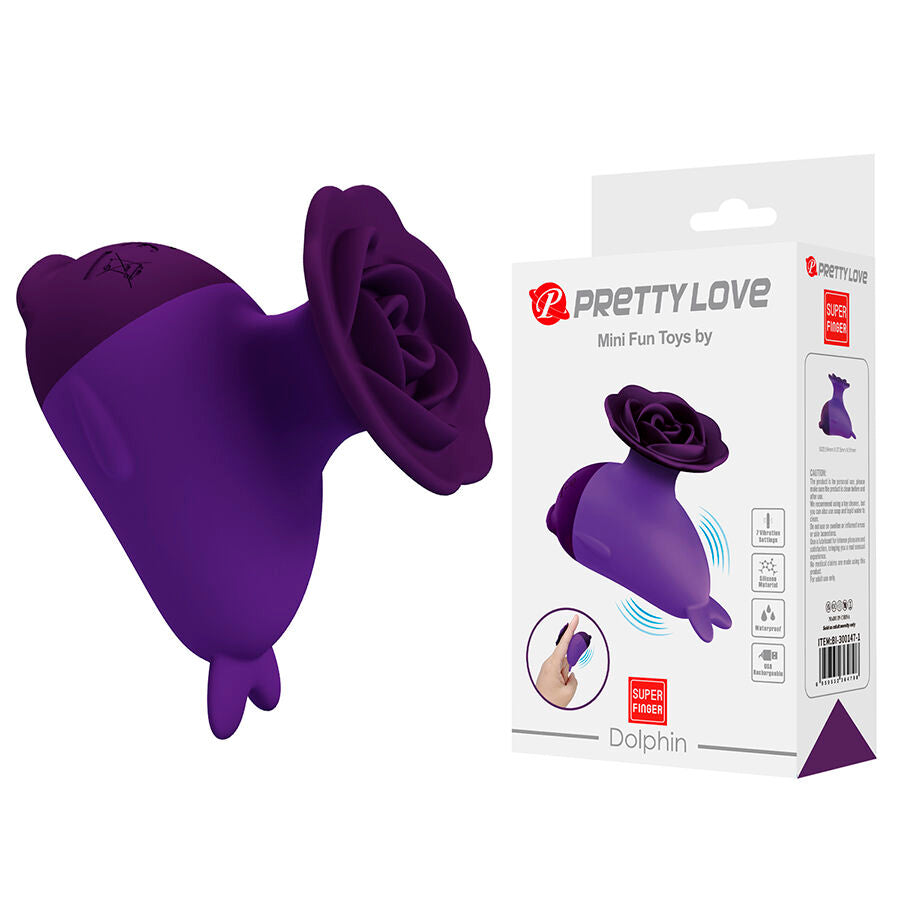 PRETTY LOVE - DOLPHIN MINIVIBRADOR CON CLIP