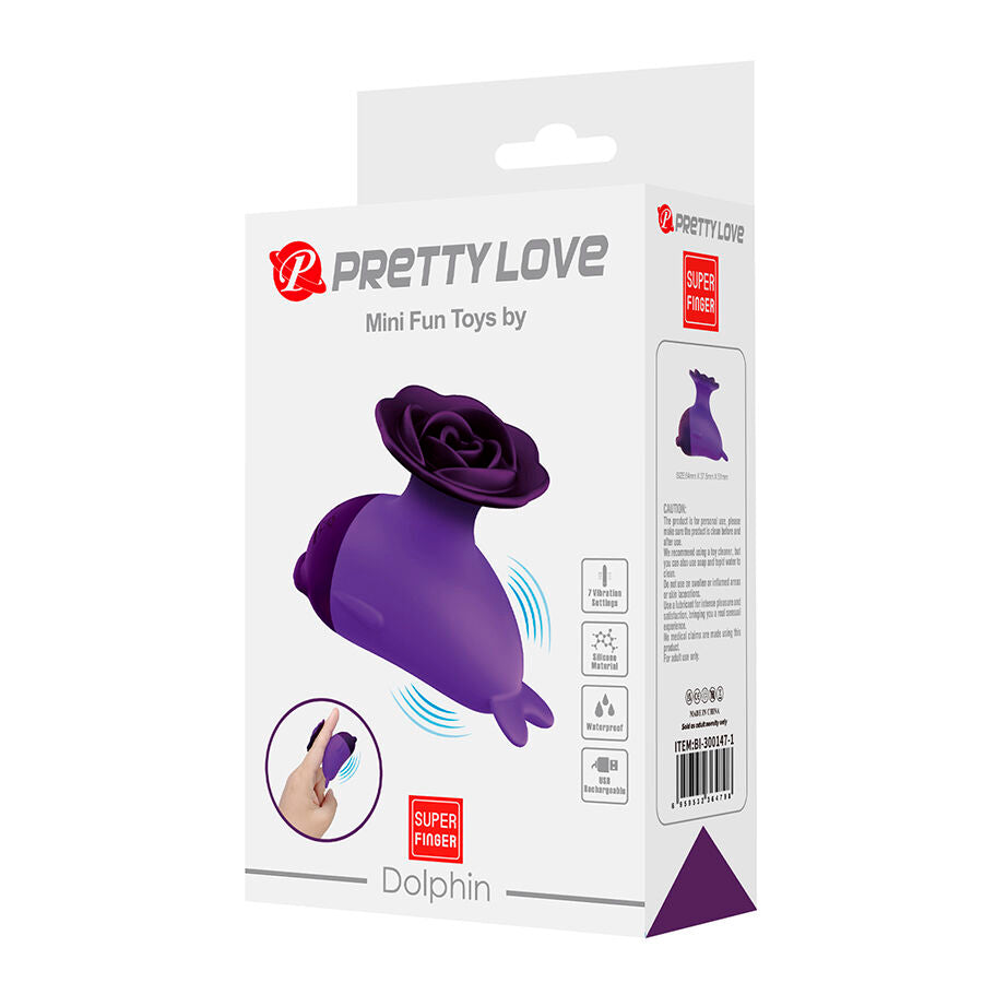 PRETTY LOVE - DOLPHIN MINIVIBRADOR CON CLIP