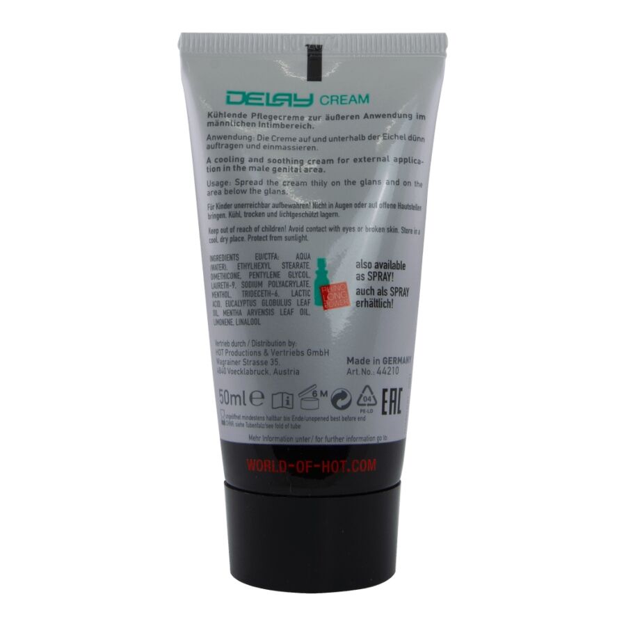 HOT - DELAY CREAM 50 ML
