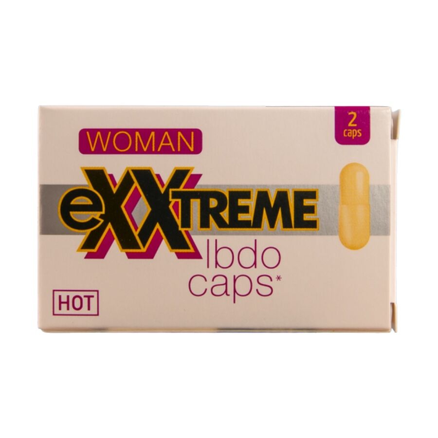 HOT - CÁPSULAS PARA LIBIDO EXTREMA MUJER 2 UNIDADES