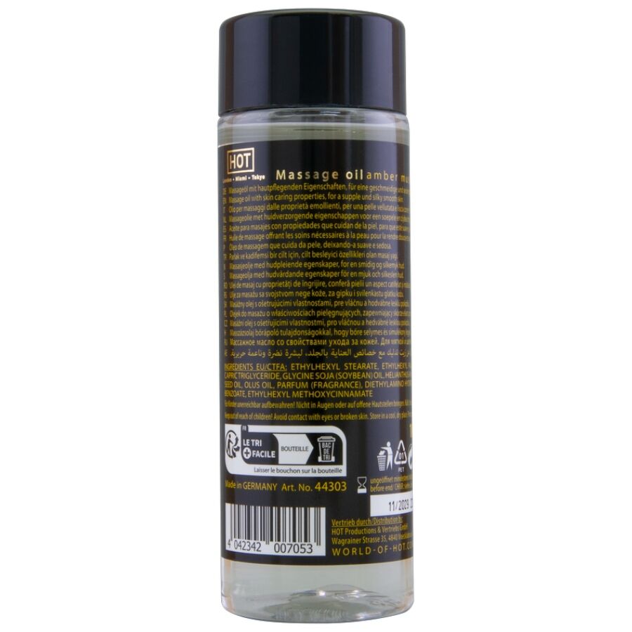 HOT - AMBER AND MUSK MASSAGE OIL 100 ML