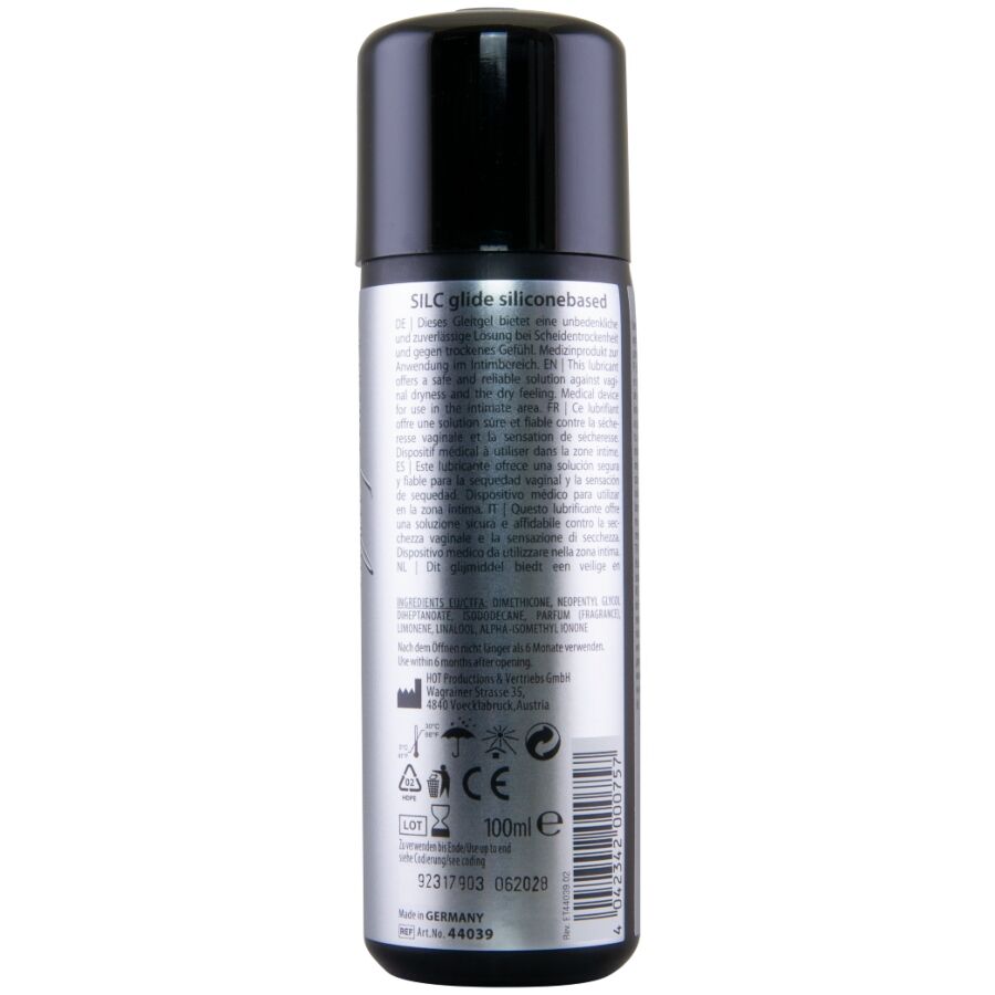 HOT - SILC GLIDE LUBRIFICANTE A BASE DI SILICONE 100 ML