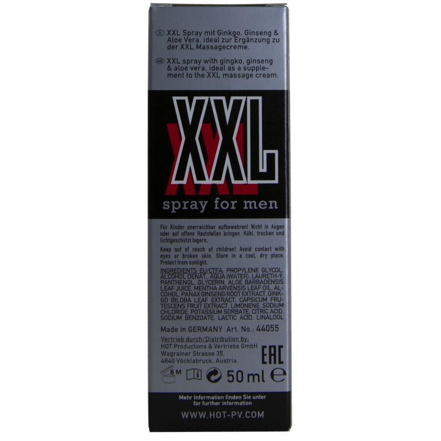 HOT - SPRAY XXL PER UOMINI 50 ML