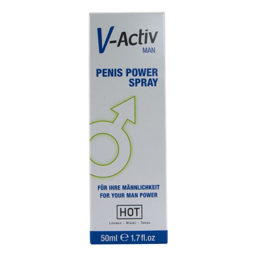 HOT - V-ACTIV, SPRAY ESTIMULANTE PARA EL PENE, 50 ML