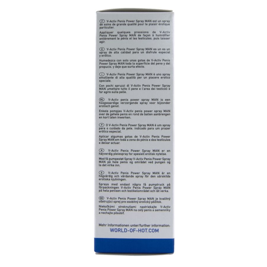 HOT - V-ACTIV, SPRAY ESTIMULANTE PARA EL PENE, 50 ML
