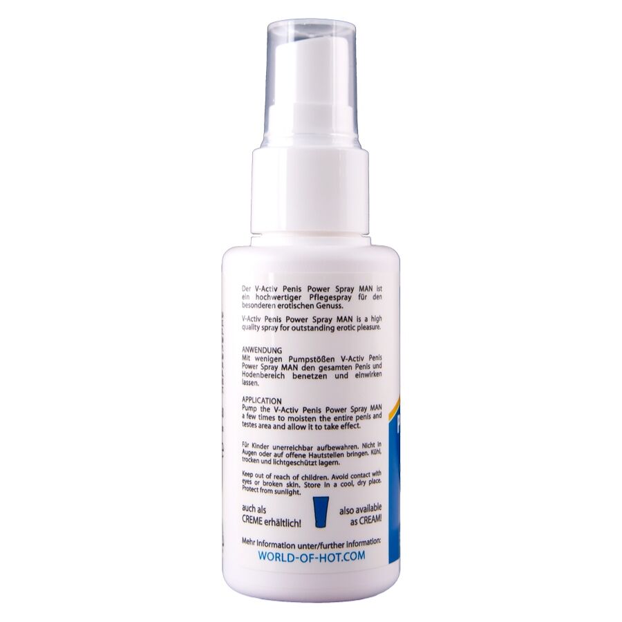 HOT - V-ACTIV, SPRAY STIMOLANTE PER IL PENE, 50 ML