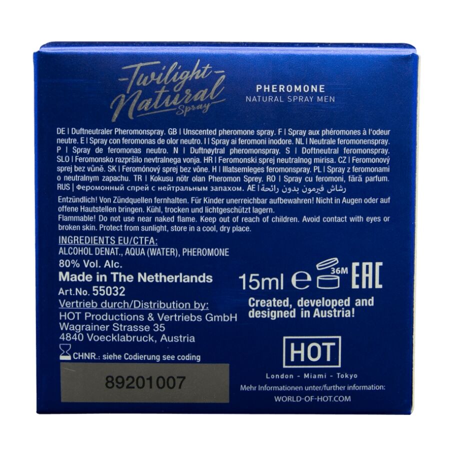 HOT - TWILIGHT FEROMONE NATURALE PER UOMO 15 ML