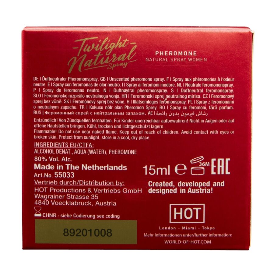 HOT - NATURAL TWILIGHT PHEROMONE FOR WOMEN 15 ML