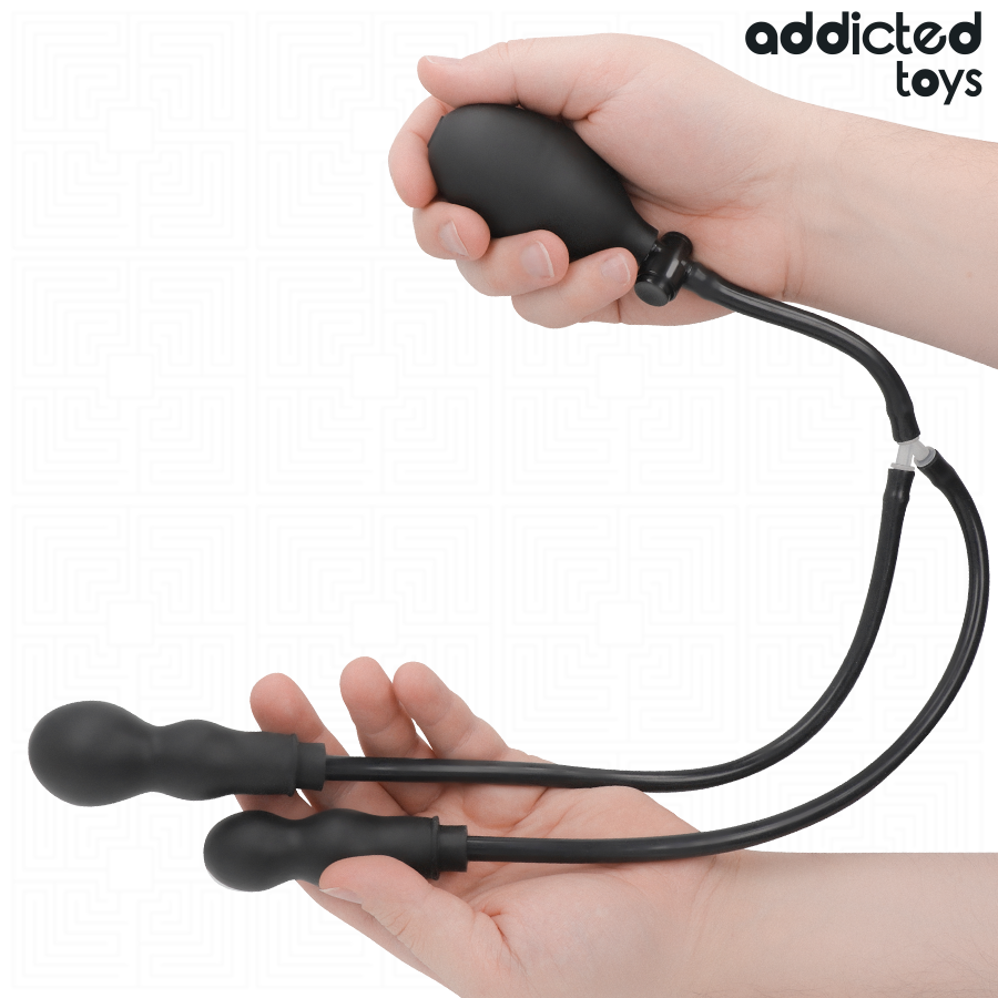 ADDICTED TOYS - DILDO ANAL DOBLE INFLABLE MODELO 1