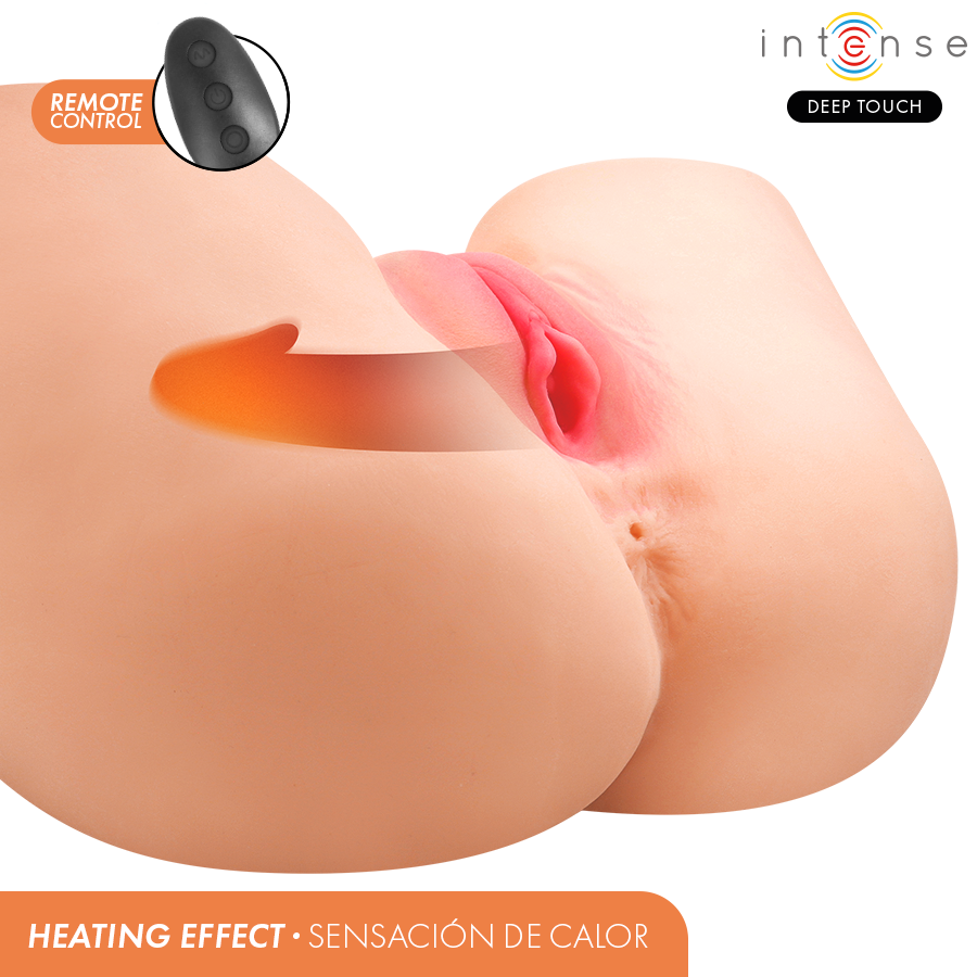 INTENSE DEEP TOUCH - JULIA MASTURBADOR VAGINAL CON SUCCIÓN, CALOR, VIBRACIÓN Y EFECTOS VOCALES CON MANDO A DISTANCIA 9 KG