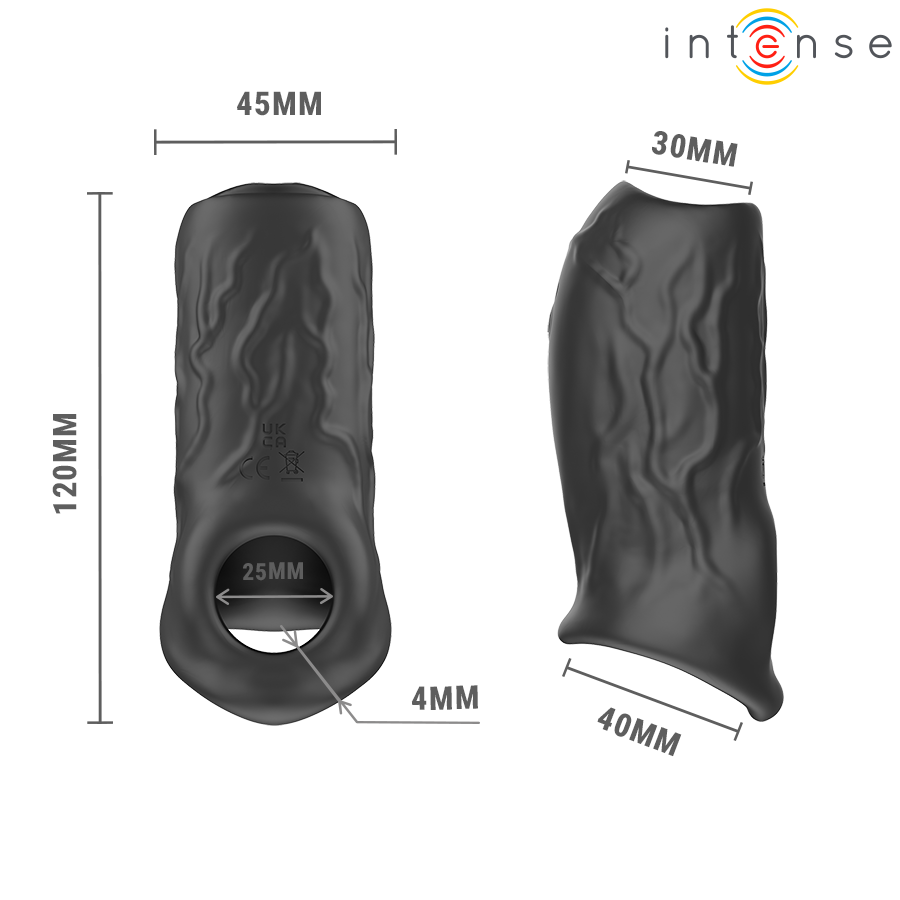 INTENSE - ANILLO VIBRADOR Y AJUSTABLE PARA PENE SEAN MODELO 13