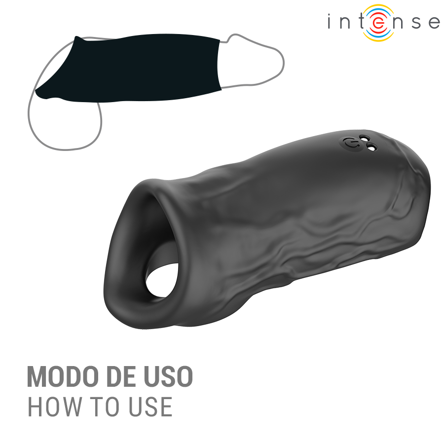 INTENSE - ANILLO VIBRADOR Y AJUSTABLE PARA PENE SEAN MODELO 13