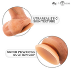 MR INTENSE - BRUCE L PÉNIS ULTRA-RÉALISTE AVEC TESTICULES 23 CM -Ø- 5,2 CM