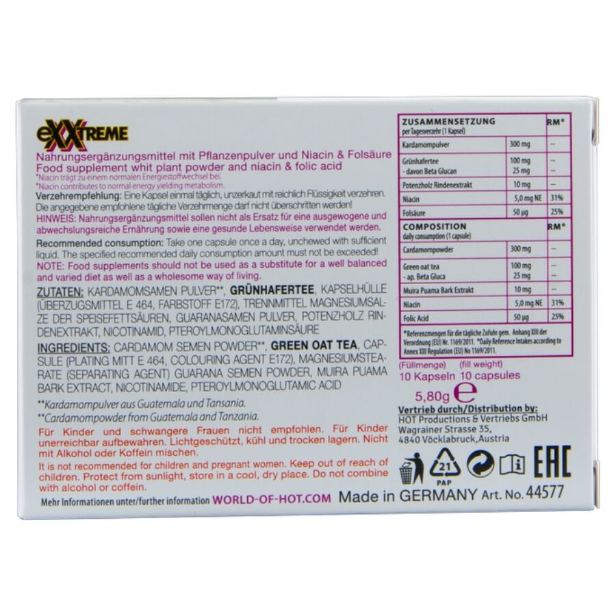 HOT - EXXTREME CAPSULES FOR FEMALE LIBIDO 10 UNITS