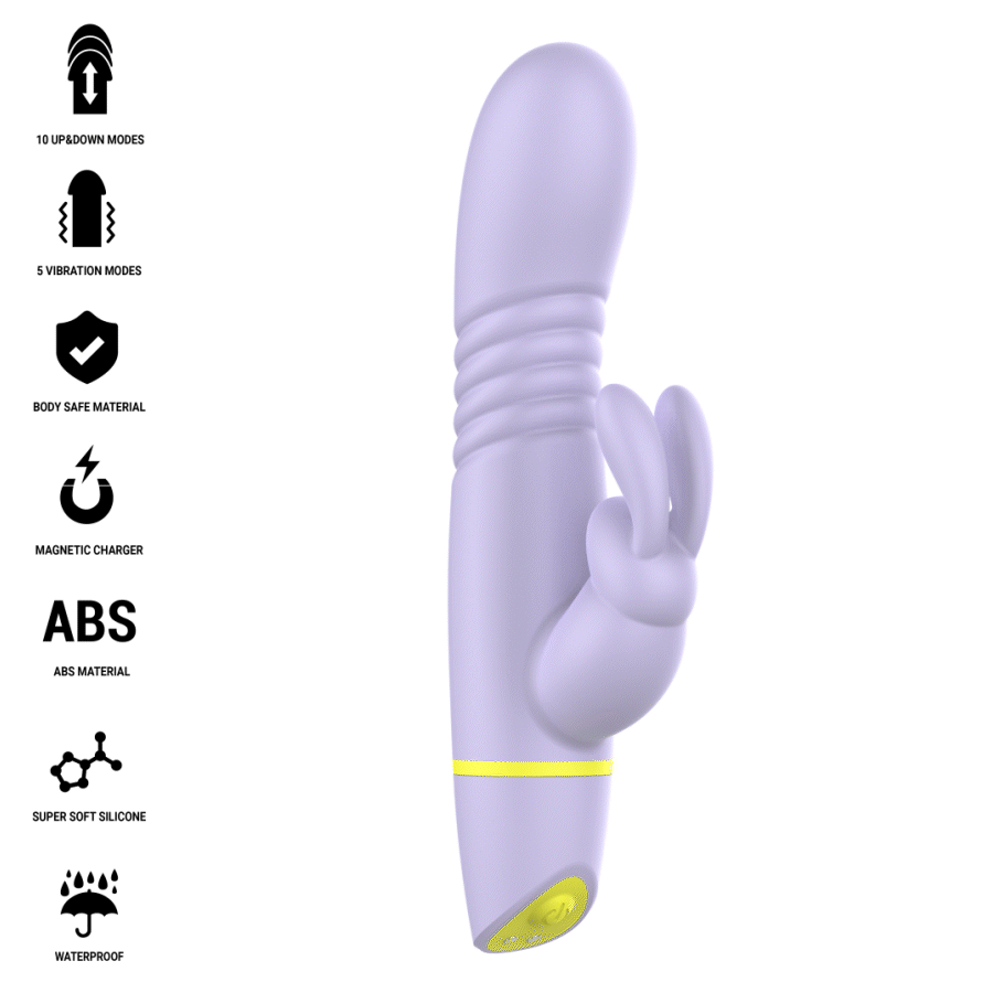 INTENSE - ESTIMULADOR Y VIBRADOR CON EMPUJE HELEN RABBIT