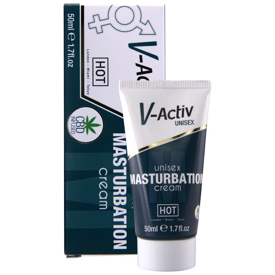 HOT - CREMA PER MASTURBAZIONE RISCALDANTE AL CBD UNISEX 100 ML