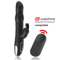 BRILLY GLAM - MOEBIUS VIBRATORE RABBIT E ROTANTE + TELECOMANDO WATCHME