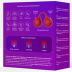 SNAIL VIBE - TWINN VIBRATEUR À DOIGTS CERISE