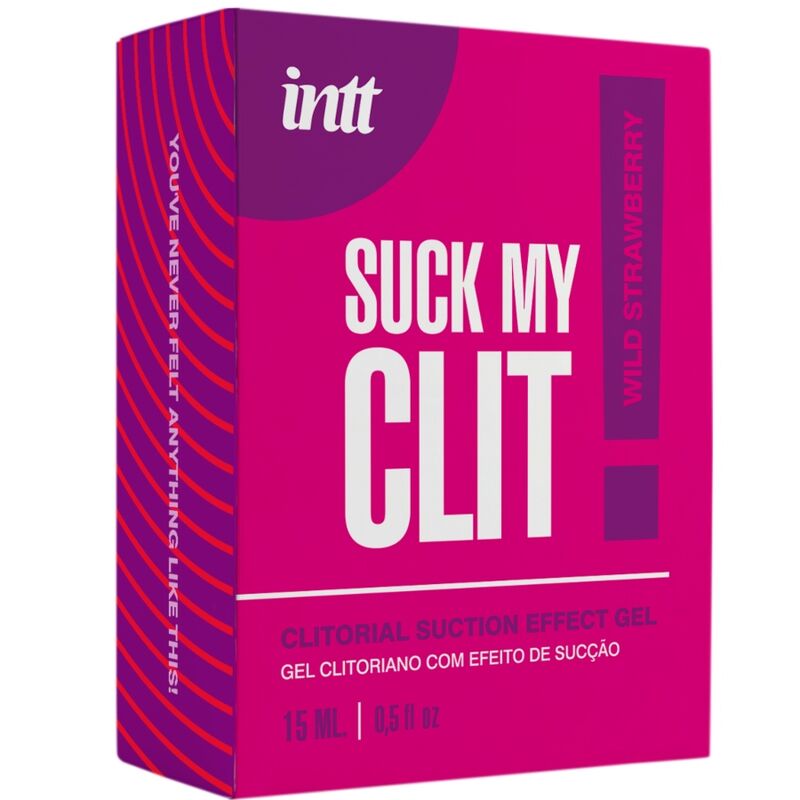 INTT - GEL EFFETTO SUZIONE SUCK MY CLIT FRAGOLA SELVATICA 15 ML