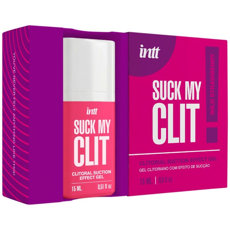 INTT - GEL EFFETTO SUZIONE SUCK MY CLIT FRAGOLA SELVATICA 15 ML