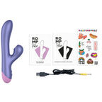 ROMP - DOUBLE G-SPOT RABBIT VIBRATOR ELECTRIC BLUE