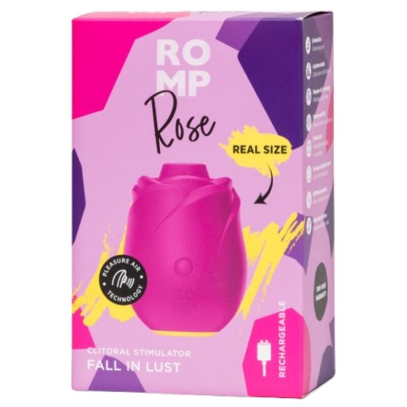 ROMP - ROSA - HERRAMIENTA DE SUCCIÓN CLITORAL EN FORMA DE ROSA