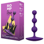 ROMP - AMP VIOLET FLEXIBLE SILICONE ANAL BEADS 12.5 CM