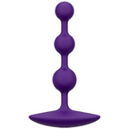 ROMP - AMP VIOLET FLEXIBLE SILICONE ANAL BEADS 12.5 CM