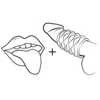 ROMP - MOSH TRANSPARENT MALE MASTURBATOR WITH 6 CM REVERSIBLE SLEEVE