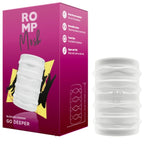 ROMP - MOSH TRANSPARENT MALE MASTURBATOR WITH 6 CM REVERSIBLE SLEEVE