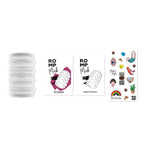 ROMP - MOSH TRANSPARENT MALE MASTURBATOR WITH 6 CM REVERSIBLE SLEEVE